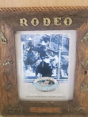 MONTANA SILVERSMITHS  LIFESTYLES 8X10 PICTURE FRAME. RODEO. WESTERN. HORSES